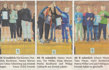 Emsteker Bambinis holen dreimal Platz 1