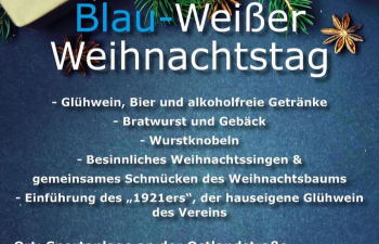 Blau-Weißer Weihnachtstag