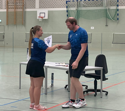 Übersicht der Vereinsmeister im Badminton