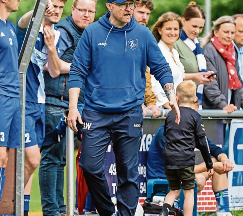 „Als Trainer freust du dich, als Platzwart nicht“